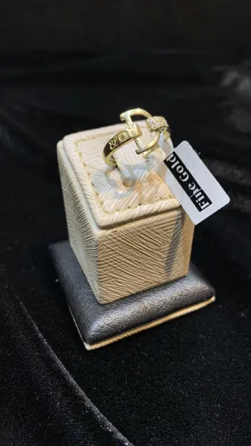 خاتم ذهب عيار 18 من فاين جولد Fine gold