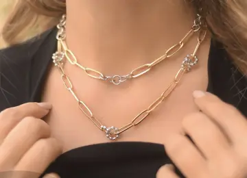 كوليه ذهب عيار 18 من جيد جولد Gaied Gold