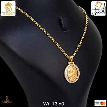 كوليه ذهب عيار 18 من كينج جولد King gold