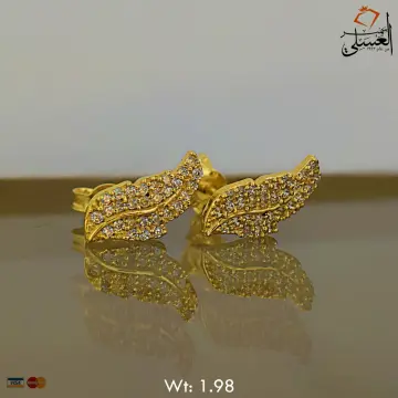 حلق ذهب عيار 18