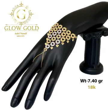 انسيال ذهب عيار 18 من جلو جولد Glow Gold