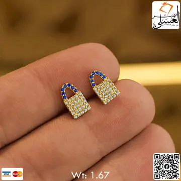حلق اطفال ذهب عيار 18