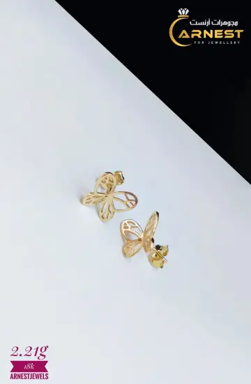 حلق ذهب عيار 18