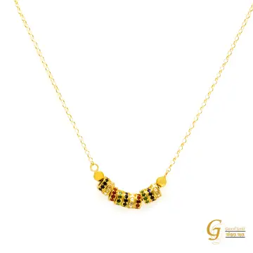 كوليه ذهب عيار 18 من جيد جولد Gaied Gold