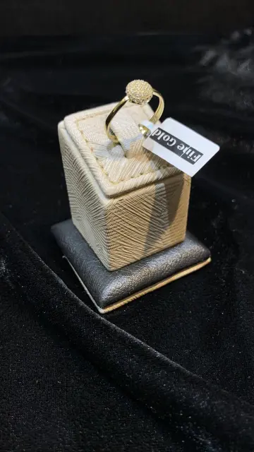 خاتم ذهب عيار 18 من فاين جولد Fine gold