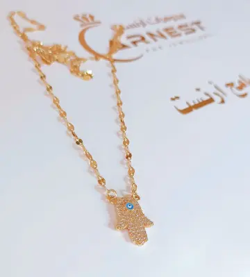 كوليه ذهب عيار 18 من كينج جولد King gold