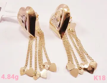 حلق ذهب عيار 18