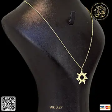كوليه ذهب عيار 18 من DJM