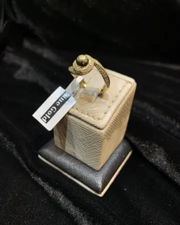 خاتم ذهب عيار 18 من فاين جولد Fine gold