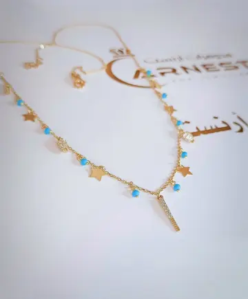 كوليه ذهب عيار 18 من ايطالي Italy