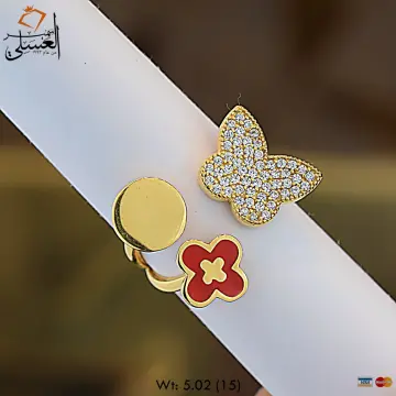 خاتم ذهب عيار 18 من ماستر جولد Master gold