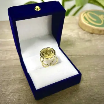 خاتم ذهب عيار 21