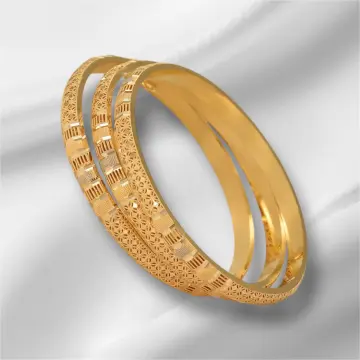 غويشه ذهب عيار 21 من اللؤلؤة El Loaloa