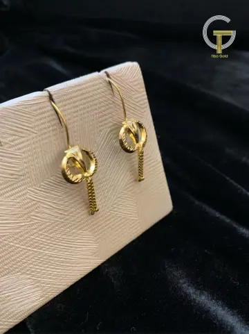 حلق ذهب عيار 21 من Ammar Gold