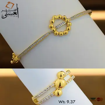 نصف طقم ذهب عيار 18 من جيد جولد Gaied Gold
