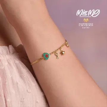 انسيال ذهب عيار 18 من ماستر جولد Master gold