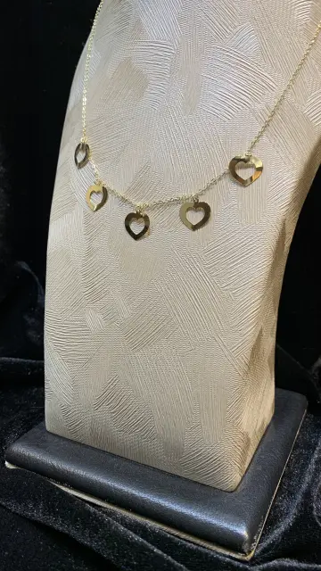 كوليه ذهب عيار 18 من كينج جولد King gold
