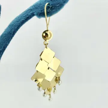 حلق ذهب عيار 18 من كينج جولد King gold