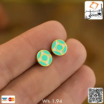 حلق ذهب عيار 18