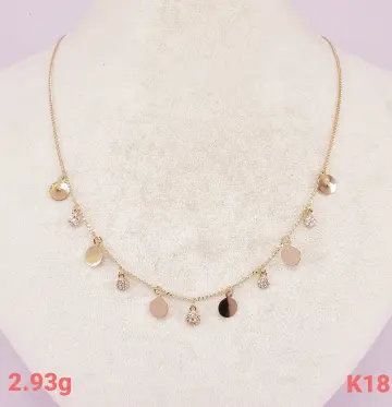 كوليه ذهب عيار 18 من كينج جولد King gold