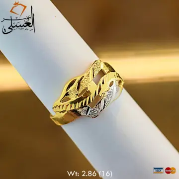 خاتم ذهب عيار 18 من سعودى