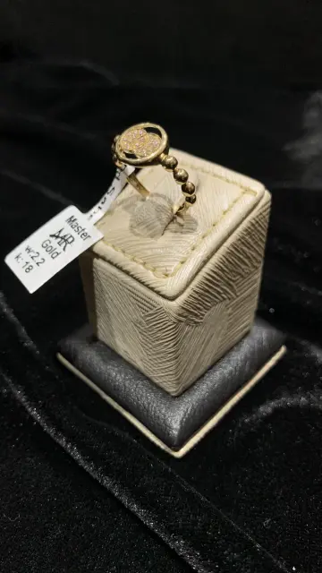 خاتم ذهب عيار 18 من ماستر جولد Master gold