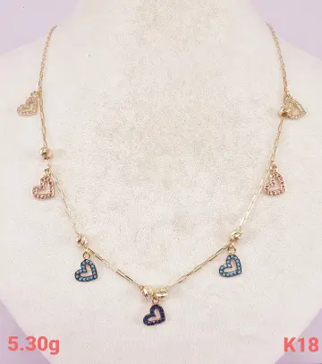 كوليه ذهب عيار 18 من كينج جولد King gold