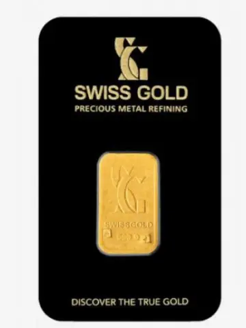 سبيكة ذهب عيار 24 من سويس جولد Swiss Gold