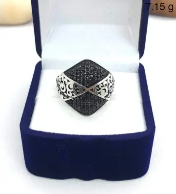 خاتم رجالى فضة عيار 925