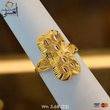 خاتم ذهب عيار 21