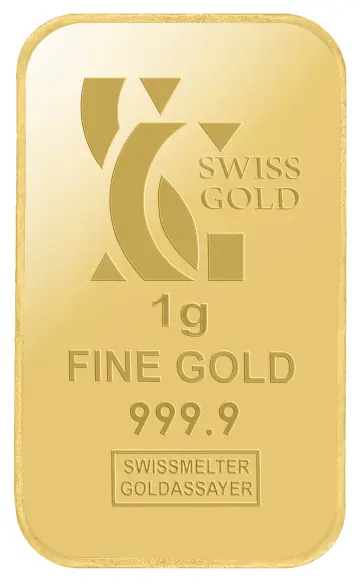 سبيكة ذهب عيار 24 من سويس جولد Swiss Gold