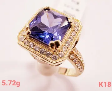 خاتم ذهب عيار 18 من كينج جولد King gold