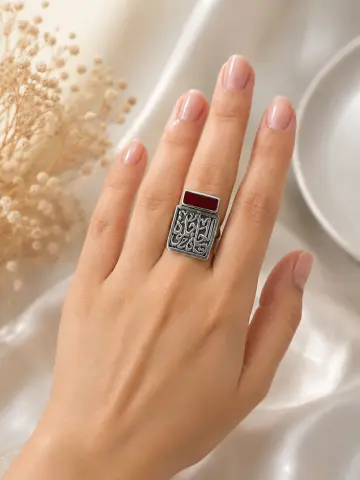 خاتم حريمى فضة عيار 925