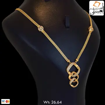 كوليه ذهب عيار 21 من أشرف حلمى