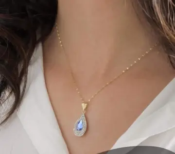 كوليه ذهب عيار 18 من ايطالي Italy