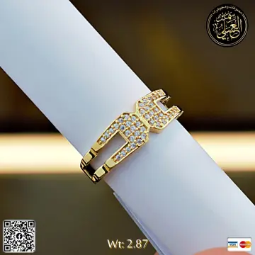 خاتم ذهب عيار 18 من DJM