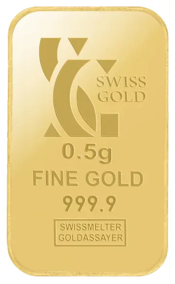 سبيكة ذهب عيار 24 من سويس جولد Swiss Gold