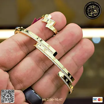 نصف طقم ذهب عيار 18 من DJM