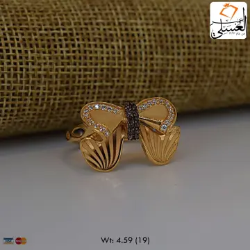 خاتم ذهب عيار 21 من اندريا وجورج Andrea&George