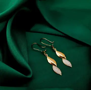 حلق ذهب عيار 21 من سليمة جولد Selema gold