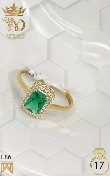 خاتم ذهب عيار 18 من free gold