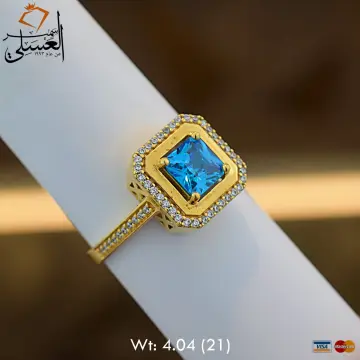 خاتم ذهب عيار 18 من كينج جولد King gold