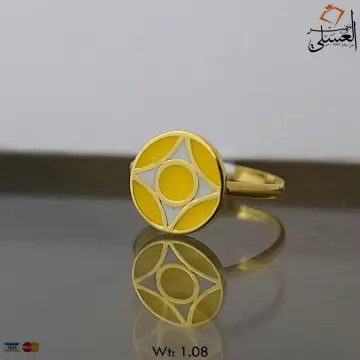 خاتم اطفال ذهب عيار 18 من NA