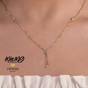 كوليه ذهب عيار 18 من ماستر جولد Master gold