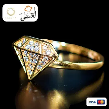 خاتم ذهب عيار 18 من ماستر جولد Master gold