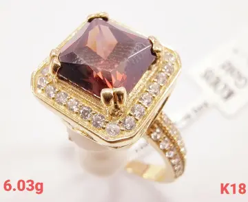 خاتم ذهب عيار 18 من كينج جولد King gold