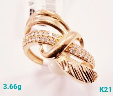 خاتم ذهب عيار 21 من كيرمينا Kirmena