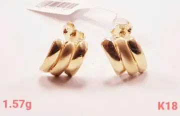 حلق ذهب عيار 18