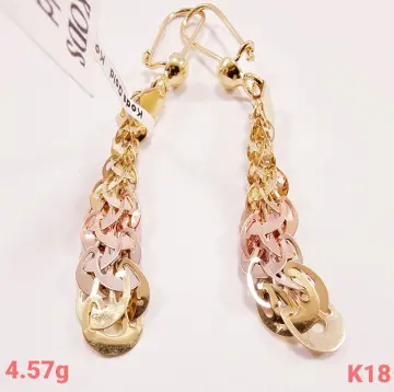 حلق ذهب عيار 18