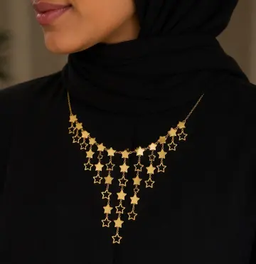 كوليه ذهب عيار 18 من egy